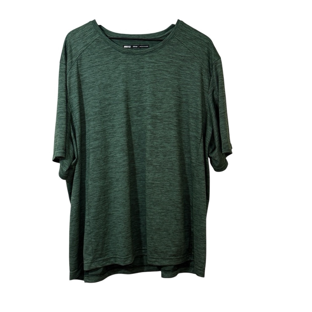 REI Co Op Men's Size 3XL Green Short Sleeve Athletic Shirt